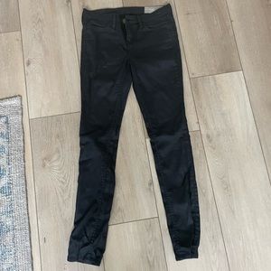 All Saints Waxed Denim Black 29